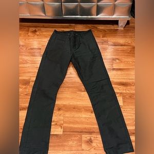 Left field straight cut long cut pants mens size 30 womens size 25/26